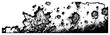 © Tomas - Close up of pitted rocky terrain and impact craters in detailed engraving style
