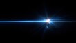 © Lala - Blue light flares and beams against a black background, creating a dramatic effect