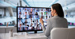 © Andrey Popov - Virtual Business Meeting With Female Professional