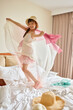© Blue Jean Images - Girl playing dressing-up