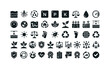 © Александр Михайлюк - Soil quality assessment and agriculture concept symbols showing soil layer profile icon, root system icon, nutrient cycle icon,