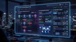 © Arafat_Amin_913 - A futuristic control room with a large glowing globe surrounded by screens and operators