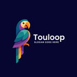 © shuai wang - This vibrant parrot logo features a mix of bright colors and geometric shapes, perfect for creative brands looking to enhance their visual identity and attract attention.