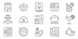 © Tifany - A comprehensive collection of minimalist line art vector icons for food, cooking, dining, and restaurant services, ideal for web design and digital menus, showcasing culinary experiences