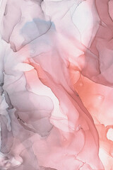  Luxurious marble texture in vibrant colors. Abstract background using alcohol ink. Modern paint with a shimmer finish. Template for signage and poster design. Liquid art panel.