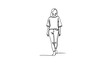 © MdAiyub - Continuous one line drawing woman minimalist line art vector illustration