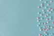 © thayra83 - Easter Sugar Sprinkles in Shape of Stars on Blue Background