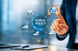 © Technology Mafia - Public policy infographic with healthcare education and environment icons