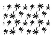 © pixelVista - Black Palm Tree Silhouettes on White Background Pattern