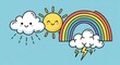 © Mol - Weather Cartoon Set.