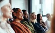 © dreamalittledream - Maori Pacifica diversity New Zealand workplace. Authentic Maori and Pasifika community hui in a modern office. Diverse colleagues collaborating in a supportive New Zealand workplace setting