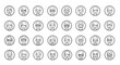 © jas - Diverse People Avatars Set: Business, Social Media, User Profiles
