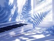 © dewpra - Ethereal composition of musical instruments, flora, and sunlit atmosphere