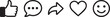 © Ramjan - Social Media Line Icons Set, Minimalist Outline UI Symbols for Web and Mobile Apps