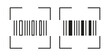 © hiru - Barcode read icon vector design elements. icon in flat and line style.