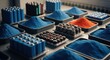 © Nuri_Studio - Battery Materials A Colorful Array of Energy Storage Components.