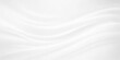 © Sayid - A smooth white silk and satin fabric background featuring a soft grey wave pattern on a light textured textile surface for a blank wallpaper design