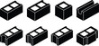 © Muhammad - Collection of Black Silhouette Icons of Concrete Blocks 856f34ec43