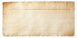 © antishock - Old parchment paper texture. Light beige tones, worn edges, blank space for text or design. Simple, aged appearance.