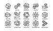© Cali6ro - Dice icons: roll, shake, shuffle, and more - 15 dice illustrations