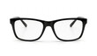 © SABBIRAHMAD - Black Plastic Eyeglasses Front Frame Without Temples Vector Illustration