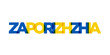 © SolaruS - Zaporizhzhia in the Ukraine emblem. The design features a geomet