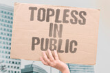 "Topless In Public" Whether women can go topless in public parks and pools is still debated in many countries around the world. TOPLESS. WOMEN. PUBLIC. NUDITY. LAW.