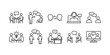 © Nurfajri - Consultation Session Line Icon Set