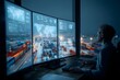 © Warakorn - supply chain control tower monitoring shipments resilience concept modern interface