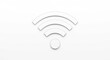 © Rahman - Simple white wifi symbol icon