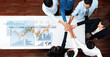 © InfiniteFlow - A diverse group of professionals collaborates on business strategy, showcasing teamwork and engagement with data analysis displayed on the table for strategic growth. Scalp