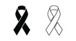© Emran - Set of 2 awareness ribbon icons vector