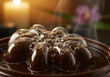 © ziehefzie - Bubbly brown liquid spa treatment
