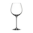 © Asad Abbas  - Elegant empty clear crystal glass poised for serving fine red wine in a sophisticated beverage presentation