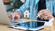 © Smile Studio AP - Digital real estate management with property rating interface, checklist verification, and smart analytics, representing home selection, investment decisions, and modern housing technology.