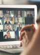© sebra - Working and talking on the computer with video calling