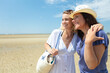 © auremar - women in a summer day having fun on the beach