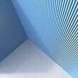 © Westend61 - Modern blue urban architectural interior from above with tiled floor