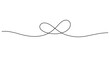 © Nipun Mitra123 - A black line with a knot in the middle