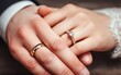 © muji - Hands Holding Engagement Rings with Realistic Colors and Texture