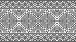 © NKSEE - Hmong tribal design patterns feature unique black designs, suitable for use in clothing, blankets, and wallpaper.