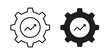 © David - Efficiency icon. Simple outline style for web and app. Vector icon
