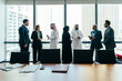 © oneinchpunch - Multiethnic business team networking during corporate meeting in dubai