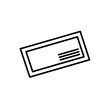 © JahidHasan - Simple line drawing of a closed envelope with a flap