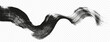 © rosovskyi - Grunge brush strokes background. Black ink brush strokes isolated on transparent background. Grunge texture