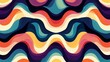 © Sinechana - 48.Continuous pattern with refined vector shapes, harmonious arrangement, polished modern aesthetic, sharp contours, versatile decorative eps style.