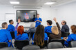 © unai - Medical students learning heart anatomy during a healthcare seminar