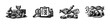 © 11ua - Science laboratory equipment and dna elements illustration black and white vector