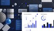 © Justlight - Medium shot capturing an API brokerage hub dashboard prioritizing accounting and payroll integrations clear data updates in focus amid a softly blurred multitool workspace