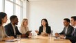 © 准 寇 - Business meeting with diverse professionals
